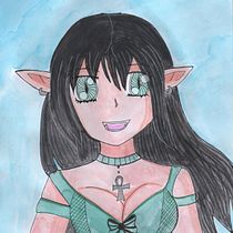 Meu projeto do curso: Desenho fanart com aquarela e lápis de cor. Ilustração tradicional, Pintura, Pintura em aquarela, Desenho de retrato, Ilustração infantil, e Desenho com lápis de cor projeto de Gabriela Carvalho Fernandes Barboza - 16.06.2022