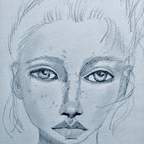 My project for course: Portrait Sketchbooking: Explore the Human Face. Sketching, Portrait Drawing, Artistic Drawing, and Sketchbook project by skylar756 - 06.17.2022