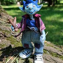 Mój projekt z kursu: Miniaturowa odzież -  skrzat Urwisek. Un proyecto de Diseño de juguetes, Costura, DIY, Diseño de personajes, Artesanía, Escultura, Stop Motion y Art to de Joanna Pitala - 17.06.2022