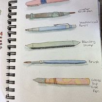 My project for course: The Art of Sketching: Transform Your Doodles into Art Ein Projekt aus dem Bereich Traditionelle Illustration, Bleistiftzeichnung, Zeichnung und Sketchbook von Mily Ortiz - 17.06.2022