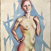 My project for course: The Human Figure in Watercolor. Un progetto di Illustrazione tradizionale, Belle arti, Pittura, Pittura ad acquerello, Disegno realistico e Disegno anatomico di Martina Pedruzzi - 22.06.2022