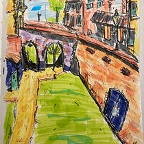 My project for course: Expressive Architectural Sketching with Colored Markers. Sketching, Drawing, Architectural Illustration, Sketchbook & Ink Illustration project by Simon Merth - 06.17.2022