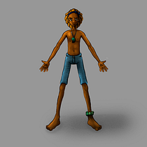 Design de Personagem - Ed, O menino do lodo. Animation, Character Design, and Character Animation project by Lucas Pereira - 06.15.2022