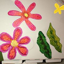 Mi proyecto del curso: Diseño de moda: pintura y bordado sobre prendas Ein Projekt aus dem Bereich Malerei, Modedesign, Stickerei, DIY, Upc, cling und Textildesign von Viviana Martinez - 17.06.2022
