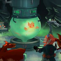 Mi proyecto del curso: Creación y pintura de escenarios fantásticos en Photoshop . Traditional illustration, Drawing, Digital Illustration, Concept Art, and Digital Painting project by saulvegaore5 - 06.17.2022
