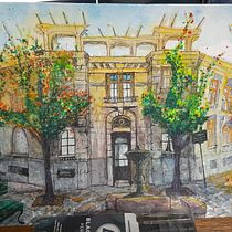 Mi proyecto del curso: Dibujo arquitectónico con acuarela y tinta. Sketching, Drawing, Watercolor Painting, Architectural Illustration, Sketchbook & Ink Illustration project by Émerson Alarcón - 06.15.2022