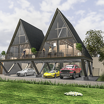 Mi proyecto del curso: Visualización arquitectónica con V-Ray para SketchUp Ein Projekt aus dem Bereich Architektur, Innenarchitektur, Digitale Architektur und ArchVIZ von Cristian Reynoso - 17.06.2022