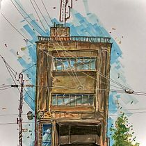 My project for course: Expressive Architectural Sketching with Colored Markers. Sketching, Drawing, Architectural Illustration, Sketchbook & Ink Illustration project by Erwin Penero - 06.18.2022