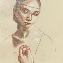 Mi proyecto del curso: Dibujo de retrato clásico: el método del Renacimiento. Fine Arts, Sketching, Drawing, Portrait Drawing, Realistic Drawing, and Artistic Drawing project by Laura Ferrández Sanz - 06.19.2022