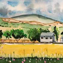 Mon projet du cours : Carnet de voyage à l’aquarelle. Traditional illustration, Watercolor Painting, Architectural Illustration, and Sketchbook project by lolatagada13 - 06.19.2022