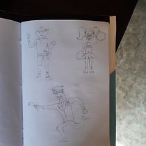 Il mio progetto del corso: Introduzione alla creazione di personaggi stile cartoon. Un projet de Illustration traditionnelle, Conception de personnages , et Dessin de lc_8 - 19.06.2022