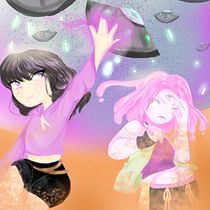 Invasión espacial. Traditional illustration, and Digital Illustration project by jramoram - 06.19.2022