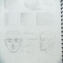 Meu projeto do curso: Caderno de retratos: explore o rosto humano. Sketching, Drawing, Portrait Drawing, Artistic Drawing, and Sketchbook project by Dione Vieira - 06.19.2022
