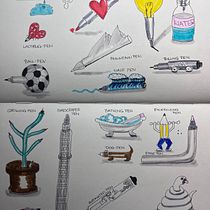 Mein Kursprojekt: Die Sketching Kunst: Transformiere Skizzen in Kunst Ein Projekt aus dem Bereich Traditionelle Illustration, Bleistiftzeichnung, Zeichnung und Sketchbook von Carmen Garcia - 19.06.2022