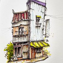 My project for course: Expressive Architectural Sketching with Colored Markers. Sketching, Drawing, Architectural Illustration, Sketchbook, Ink Illustration, and Traditional illustration project by jeffcarter121 - 06.18.2022