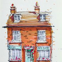 My project for course: Expressive Architectural Sketching with Colored Markers. Sketching, Drawing, Architectural Illustration, Sketchbook, Ink Illustration, and Traditional illustration project by Colin Palmer - 06.17.2022
