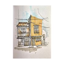 Mi proyecto del curso: Dibujo arquitectónico expresivo con marcadores de colores. Sketching, Drawing, Architectural Illustration, Sketchbook & Ink Illustration project by mcondech119 - 06.20.2022