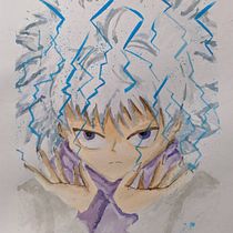 Meu projeto do curso: Ilustração expressiva de mangá em aquarela. Un projet de Illustration traditionnelle, Dessin, Aquarelle , et Manga de gabigbello_42 - 21.06.2022