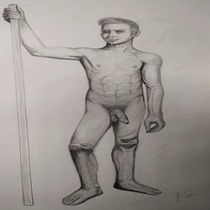 Meu projeto do curso: Desenho realista da figura humana. Traditional illustration, Fine Arts, Sketching, Pencil Drawing, Drawing, Realistic Drawing, and Figure Drawing project by Julio Barreto Maia Junior - 06.18.2022