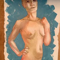 My project for course: The Human Figure in Watercolor. Un progetto di Illustrazione tradizionale, Belle arti, Pittura, Pittura ad acquerello, Disegno realistico e Disegno anatomico di lilylynn - 19.06.2022