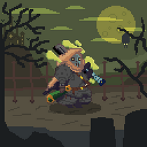 Mi proyecto del curso: Introducción al diseño de personajes en pixel art. Un progetto di Character design, Videogiochi, Pixel art e Progettazione di videogiochi di Deivid Gonzalez - 21.06.2022