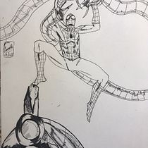 Mi proyecto del curso: Ilustración para cómics: anatomía de un superhéroe. Un progetto di Illustrazione tradizionale, Character design, Fumetto, Disegno a matita e Disegno anatomico di gamasnes - 22.06.2022