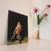 My project for course: Classical Oil Painting for Naturalist Bird Portraiture. Fine Arts, Painting, Oil Painting, and Naturalistic Illustration project by ashwinwankhede - 06.20.2022
