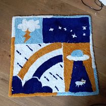 Mon projet du cours : Technique du tufting pour la création de tapis. Un projet de Artisanat, Décoration, Art textile, DIY , et Design textile de Justine Ducarme - 22.06.2022