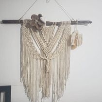 Mi proyecto del curso: Introducción al macramé: creación de un tapiz decorativo Ein Projekt aus dem Bereich Erweiterungsentwicklung, H, werk, Innendesign, Dekoration von Innenräumen, Weben, Makramee und Textildesign von Nelsy Ayos Rossi - 22.06.2022