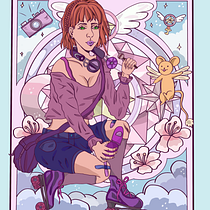 Mi proyecto del curso: Retrato ilustrado con estilo art nouveau. Ilustração tradicional, Artes plásticas, Ilustração digital, Desenho de retrato, Desenho artístico, Desenho digital, e Pintura digital projeto de Karen dayana Gomez correa - 23.06.2022