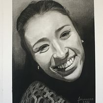 Mi proyecto del curso: Clarita. Ilustração tradicional, Artes plásticas, Desenho, Desenho de retrato, Desenho realista, e Desenho artístico projeto de Alberto Murazzo - 23.06.2022