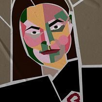 My project for course: Geometric Portraits with Procreate. Un projet de Illustration traditionnelle et Illustration numérique de Ilya - 23.06.2022