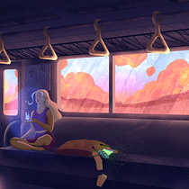 My project for course: Fantastical Illustrations with Procreate. Ilustração tradicional, Ilustração digital, e Desenho digital projeto de Anastasiya Saladukha - 21.06.2022