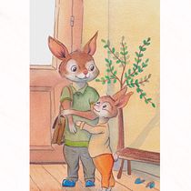 Mein Kursprojekt: Tierfiguren in Aquarell für Kinderbücher. Traditional illustration, Fine Arts, Painting, Drawing, Watercolor Painting, Children's Illustration, and Narrative project by Lea Vogt - 06.22.2022