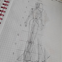 Mi proyecto del curso: Ilustración de bocetos de moda. Een project van Traditionele illustratie,  Schetsen,  Modeontwerp, Digitale tekening y Mode-illustratie van mapissummerwhite - 22.06.2022