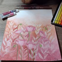 Mi proyecto del curso: Técnicas de acuarela en negativo para ilustración botánica Ein Projekt aus dem Bereich Traditionelle Illustration, Aquarellmalerei und Botanische Illustration von ivethmontoya73 - 23.06.2022