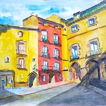 Mi proyecto del curso: Dibujo arquitectónico con acuarela y tinta. Sketching, Drawing, Watercolor Painting, Architectural Illustration, Sketchbook & Ink Illustration project by Tamara Paulina - 06.24.2022