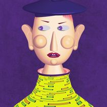 My project for course: Whimsical 3D Portraiture in Illustrator. Traditional illustration, and Digital Illustration project by jacfloor - 06.23.2022