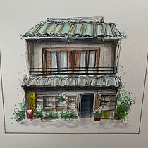 My project for course: Expressive Architectural Sketching with Colored Markers. Sketching, Drawing, Architectural Illustration, Sketchbook & Ink Illustration project by Keely Thompson - 06.23.2022