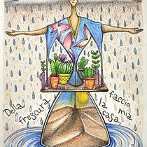Il mio progetto del corso: Illustrazione artistica: disegna il tuo immaginario. Traditional illustration, Painting, Creativit, Pencil Drawing, and Drawing project by mor_ghana - 06.24.2022