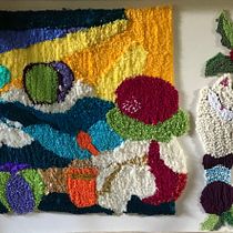 Mon projet du cours : Technique du tufting pour la création de tapis. Un projet de Artisanat, Décoration, Art textile, DIY , et Design textile de agoujou - 24.06.2022