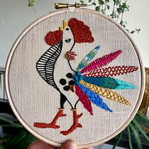 My project for course: Embroidery Techniques: Illustrating with Needle and Thread. Un projet de Broderie , et Design textile de annaida.sollazzo - 08.02.2022