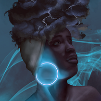 Mi proyecto del curso: Retratos digitales de fantasía con Photoshop. Traditional illustration, Drawing, Digital Illustration, Portrait Drawing, Digital Drawing, and Digital Painting project by Lucía Techera - 06.25.2022