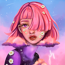 Mi proyecto del curso: Retratos digitales de fantasía con Photoshop. Traditional illustration, Drawing, Digital Illustration, Portrait Drawing, Digital Drawing, and Digital Painting project by Juliana Calle Puerta - 06.25.2022
