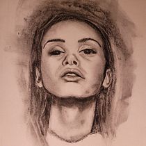 Mijn project van de cursus: Artistiek portretteren met houtskool: sferen creëren. Ilustração tradicional, Artes plásticas, Desenho, Desenho de retrato, Desenho realista, e Desenho artístico projeto de a_vanbugnum - 01.03.2022