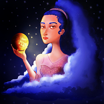 Meu projeto do curso: Retrato digital no Photoshop com um toque de fantasia. Traditional illustration, Drawing, Digital Illustration, Portrait Drawing, Digital Drawing, and Digital Painting project by Ana Clara Rocha Fuzari - 06.26.2022