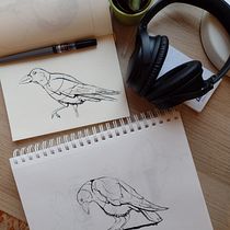 Mon projet du cours : Esquisse quotidienne pour une inspiration créative. Traditional illustration, Sketching, Creativit, Drawing, and Sketchbook project by jobabbb - 06.26.2022