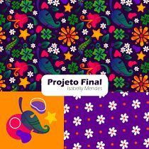 Meu projeto do curso: Criação e comercialização de padrões vetoriais. Projekt z dziedziny Trad, c, jna ilustracja, Pattern design, Projektowanie mod, Stemple i Business użytkownika Isabelly Mendes Lima - 26.06.2022
