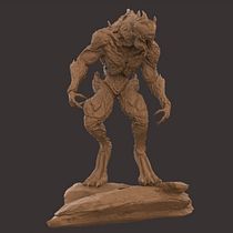 My project for course: Sculpting in ZBrush: From Concept Art to the Final Creature. 3D, 3D Modeling, Video Games, Concept Art, and 3D Character Design project by Adrian Cunille - 06.26.2022
