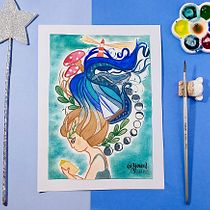 Mi proyecto del curso: Técnicas de acuarela para ilustraciones de ensueño. Traditional illustration, Drawing, Watercolor Painting, and Editorial Illustration project by Yamila Acosta - 06.27.2022